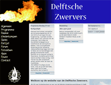 Tablet Screenshot of delftschezwervers.nl